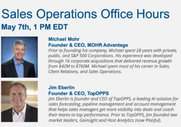 Sales Operations Office Hours – Sales and Pipeline Management